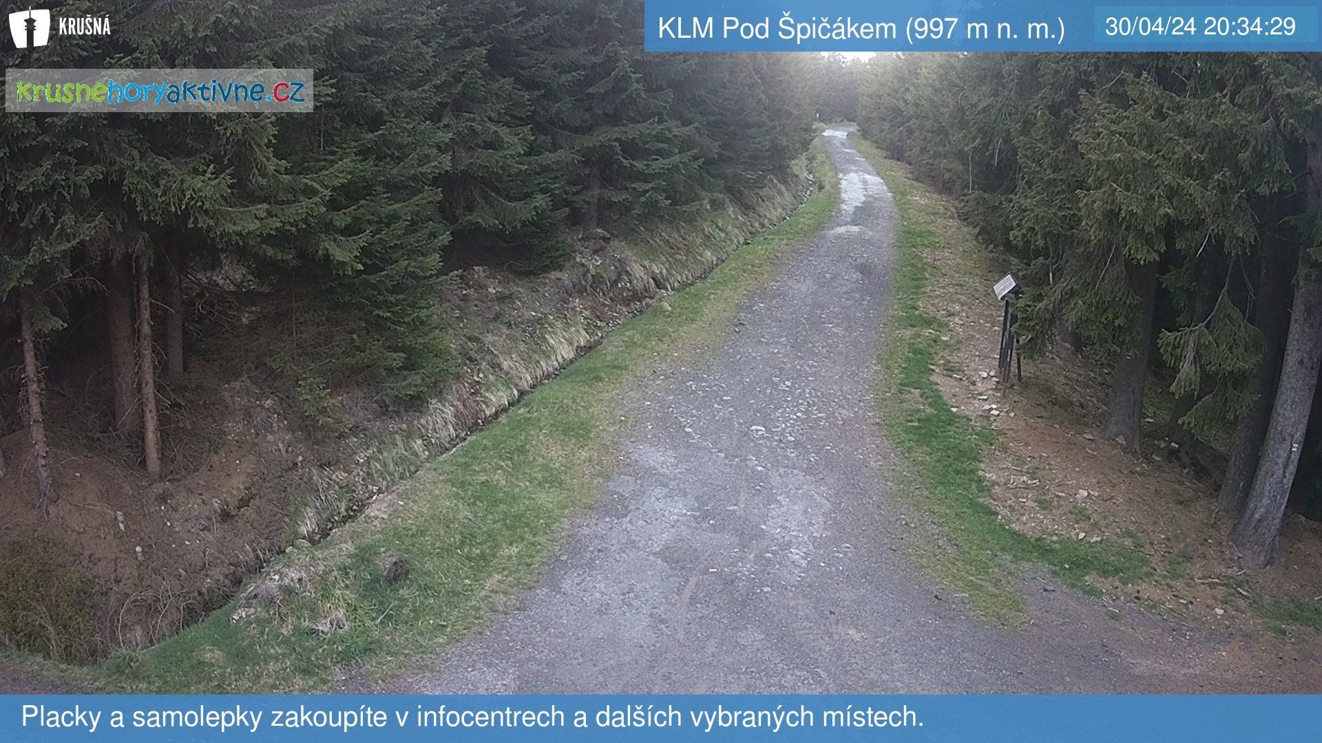 Webkamera KLM Pod Špičákem (997 m n. m.)
